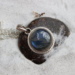 Labradorite Round Antique Necklace